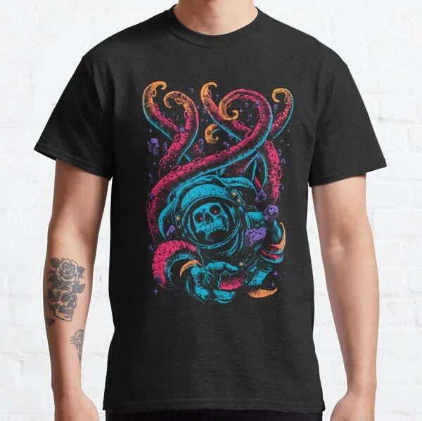 

Lost Premium scary spooky T-Shirt Tee short sleeve cotton t-shirt women and men