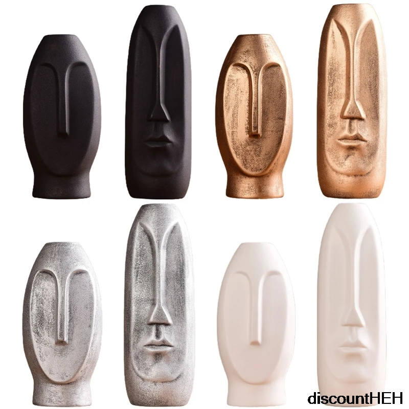 Креативная керамическая ваза для сухих цветов композиция из абстрактных