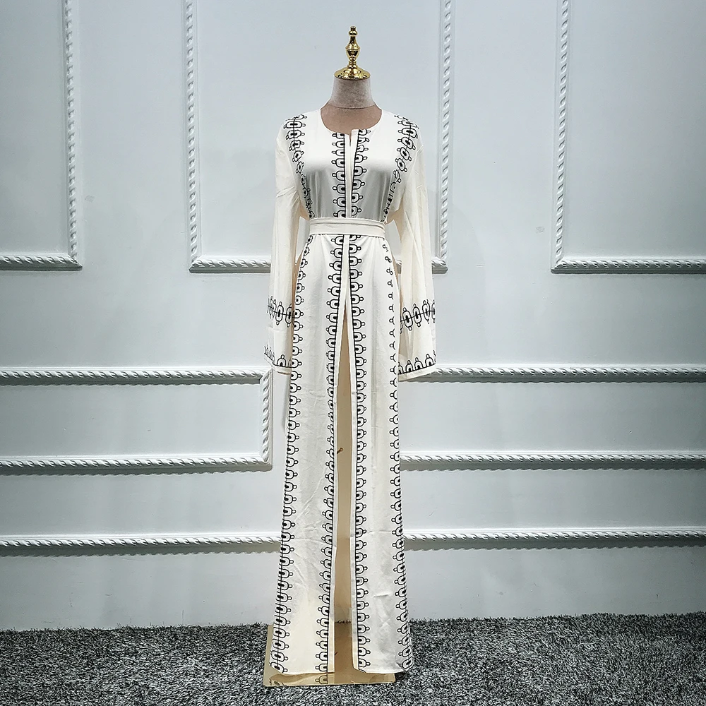 2020 кимоно кардиган абайя Турция хиджаб мусульманское платье Рамадан для женщин