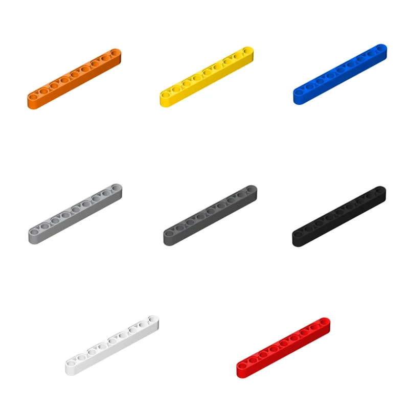 

LEGOins technology automobile building block moc-40490 building parts 1 * 9 thick hole arm bolt creative assembly toy boy gift