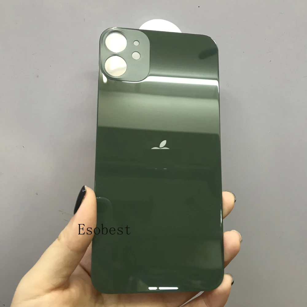 Esobest Новинка заднее стекло для iphone11 pro max полное покрытие Задняя стеклянная Защита