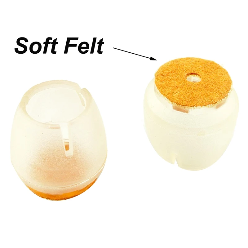 Прозрачные силиконовые колпачки для ножек стола стула защитные пола с