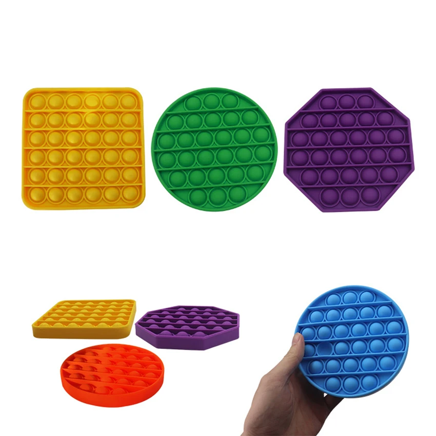 

PopularPops It Bubble Sensory Toy Autism Needs Squishy Stress Reliever Toys Adult Kid Funny Anti-stress Fidgets Reliver Stress