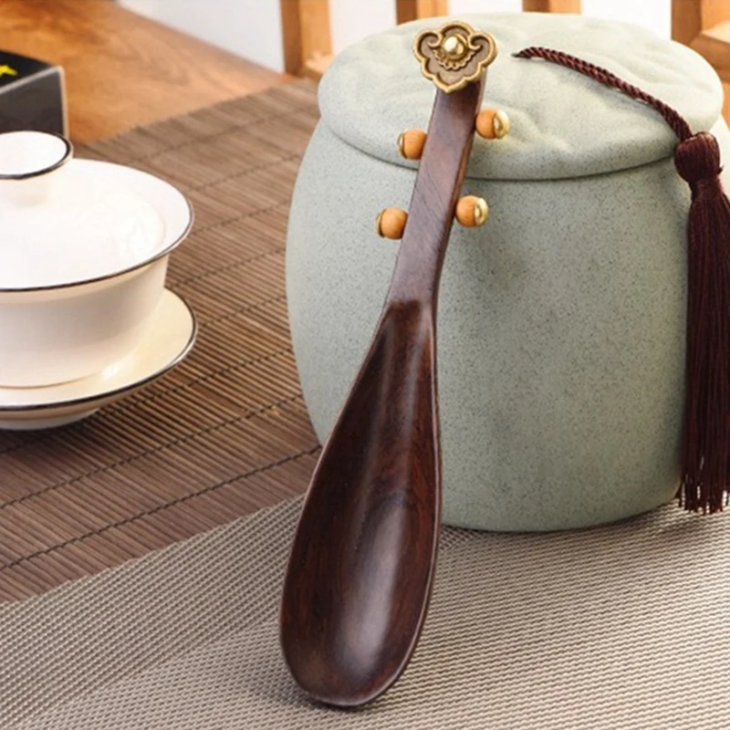 Деревянная ложка для чая зеленого сахара соль китайский инструмент Gongfu