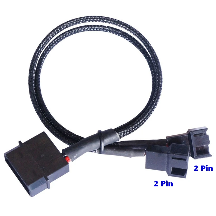 IDE 4-контактный кабель Molex-2-контактный (4-контактный 3-контактный совместимый)