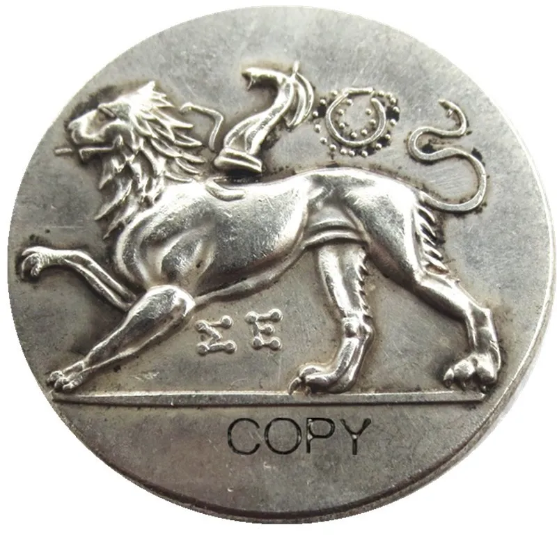 

Серебряная греческая монета Chimera Dove 400BC