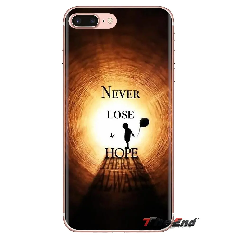Soft Cases Cover For iPhone XS Max XR X 4 4S 5 5S 5C SE 6 6S 7 8 Plus Samsung Galaxy J1 J3 J5 J7 A3 A5 Hold On Pain Ends H.O.P.E |