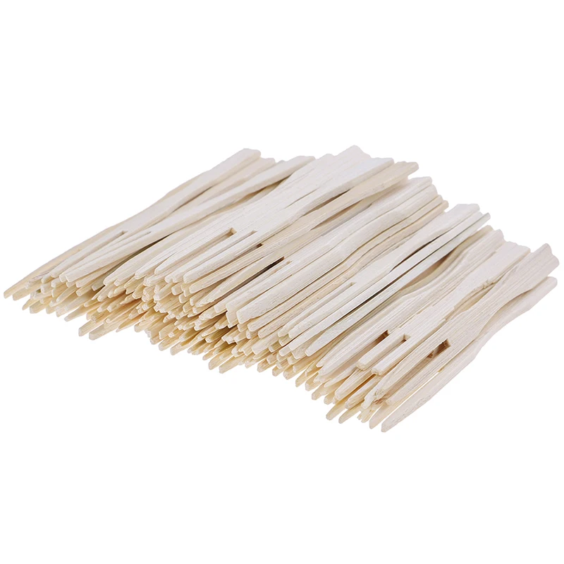 100 шт. одноразовые вилки для коктейлей 9 см | Дом и сад