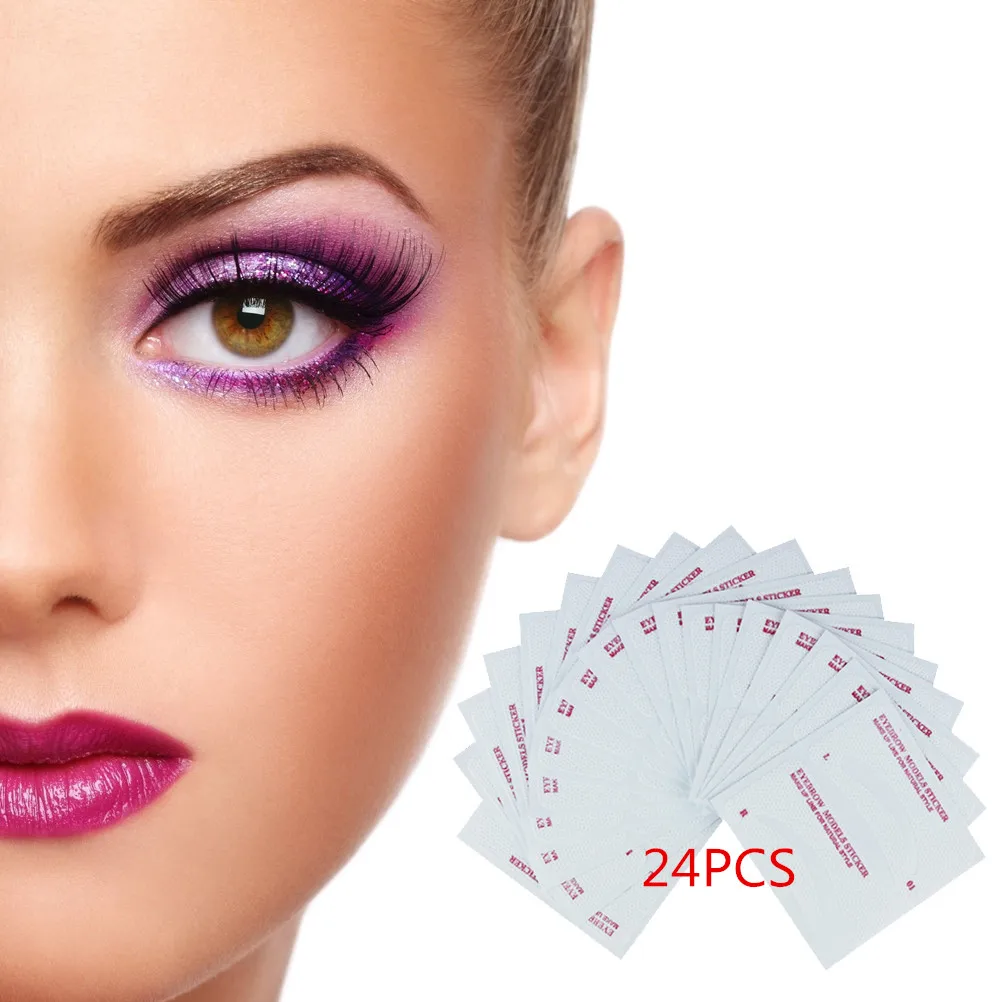 24 шт. трафарет для бровей многоразового использования Набор Сделай Сам