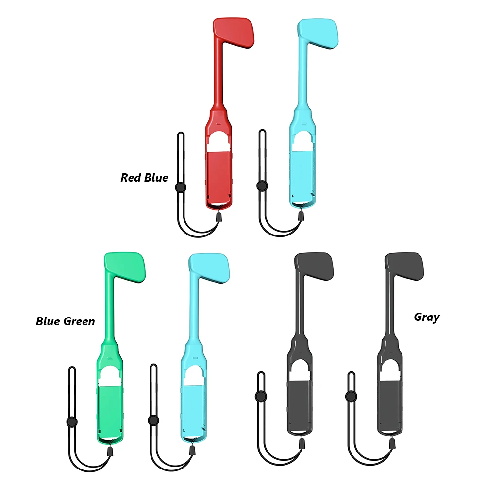 

2pcs NS Golf Clubs Grips Set Hand Grips Gaming for Nintendo Switch Game Console Accessories Components