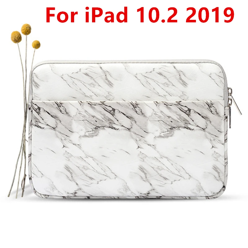 White 10.2 Белый Чехол под мрамор для iPad 9,7 Pro 11 чехол противоударный чехол для планшета сумка для iPad Air 2/1 Pro 10,5 Mini 4 Capa Para+ стилус - Цвет: White 10.2