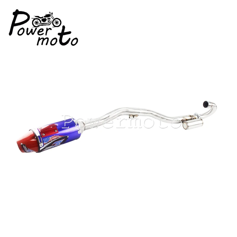1 компл. Мотокросс MX Enduro полный глушитель труба для Honda CRF150F 230F 2003 2016 CRF выхлопная