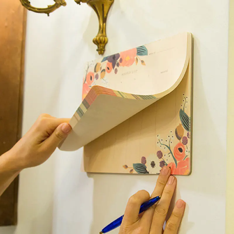 Еженедельный планер A5 50 листов бумага для ноутбука можно порвать офисный и