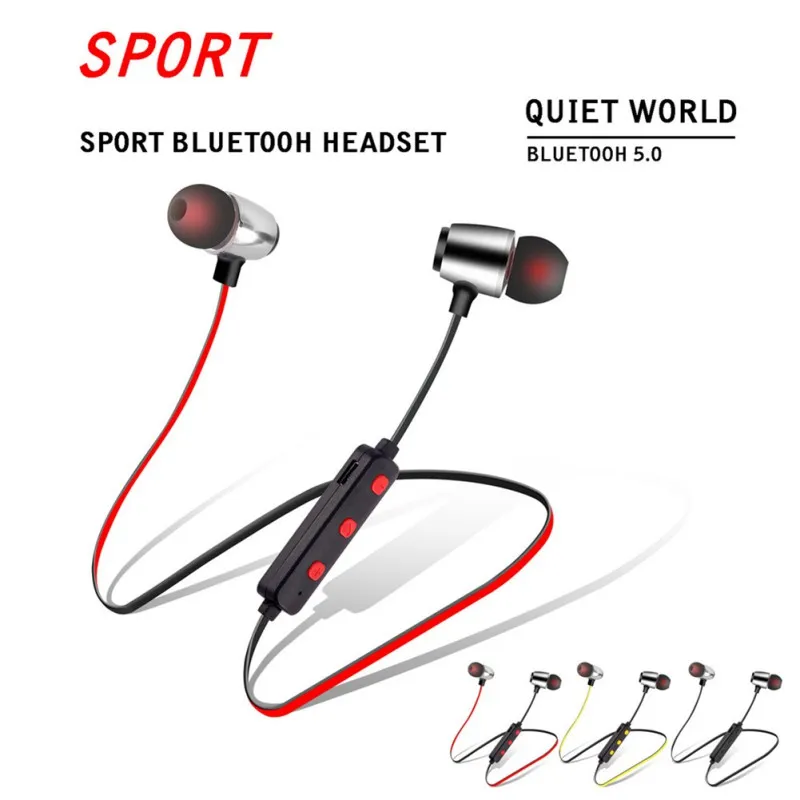 L7 Беспроводные Bluetooth 5 0 наушники Металлические Магнитные стерео Spo карты