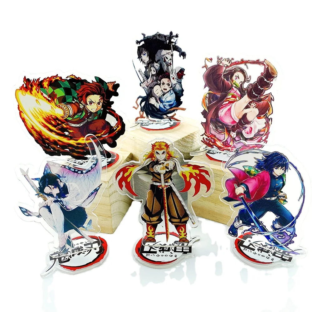 

Anime Figure Demon Slayer Kimetsu No Yaiba Kamado Tanjirou Nezuko Kanawo Zenitsu Inosuke Giyuu Acrylic Stand Model Toys Gift