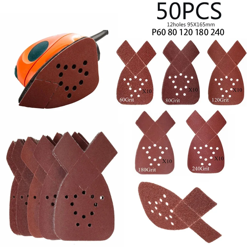 

Polishing Sanding Sheets Sander Sandpaper Supplies 60/80/120/150/220 Grit