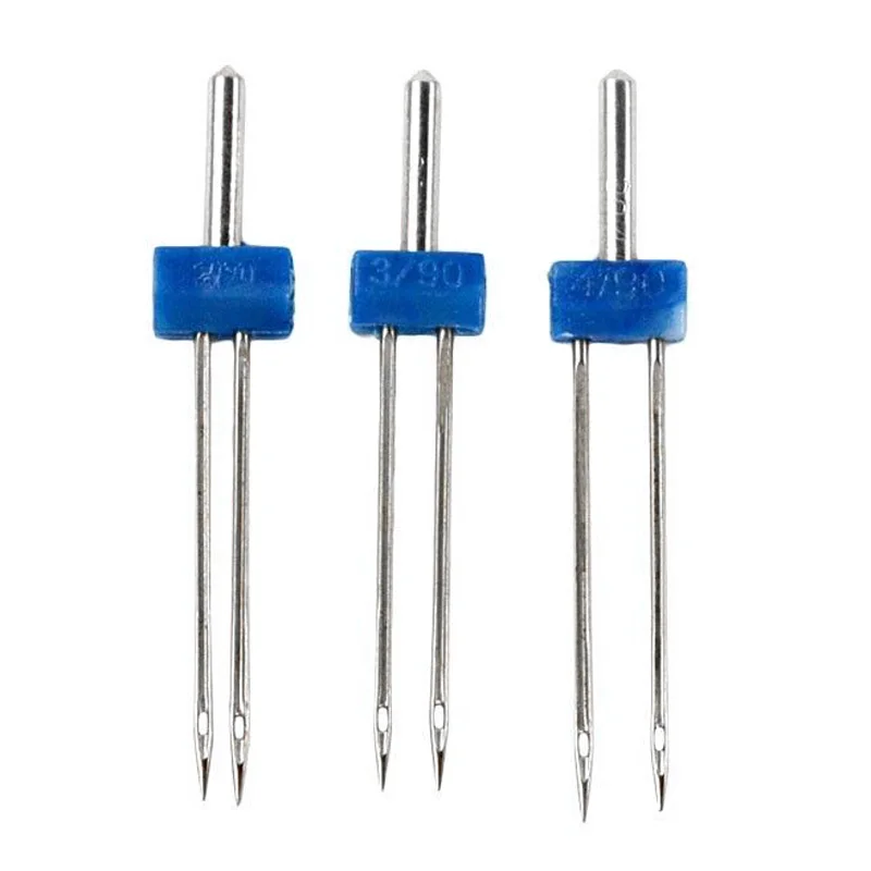 

3pcs/set Sewing Machine Double Needle Household Multifunctional Sewing Machine Accessories Twin Needle Pins Sewing Accessories