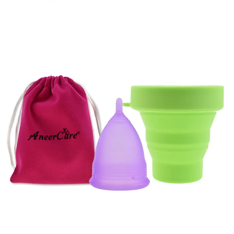 cup Sterilizer bag Женская Гигиеническая продукция, менструальная чашка, медицинская силиконовая копа, менструальная Женская копа, многоразовая силиконовая чашка - Цвет: cup Sterilizer bag