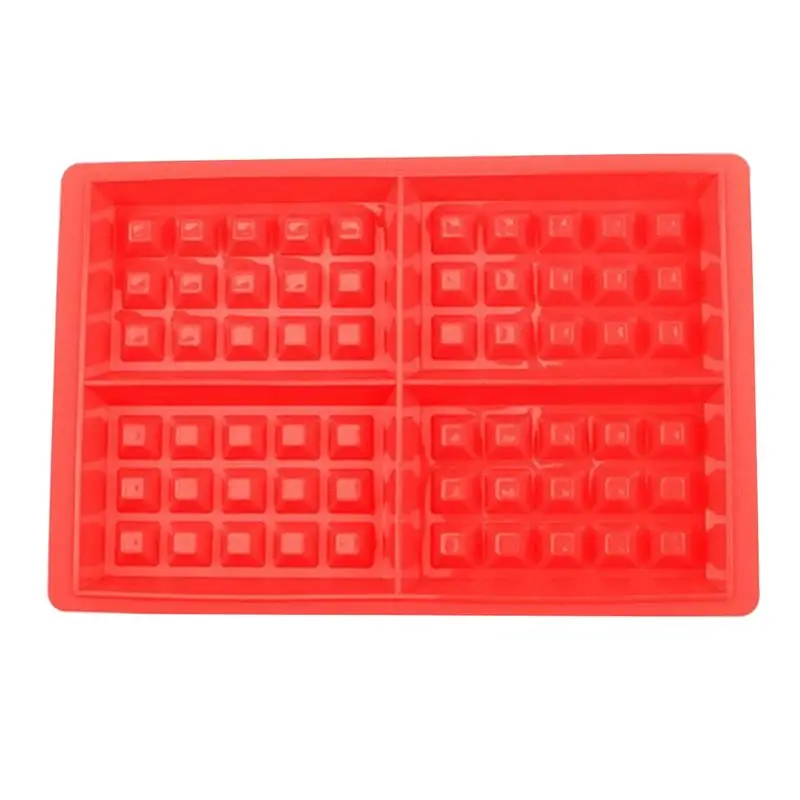 Силиконовая квадратная форма вафельница DIY антипригарная для торта из