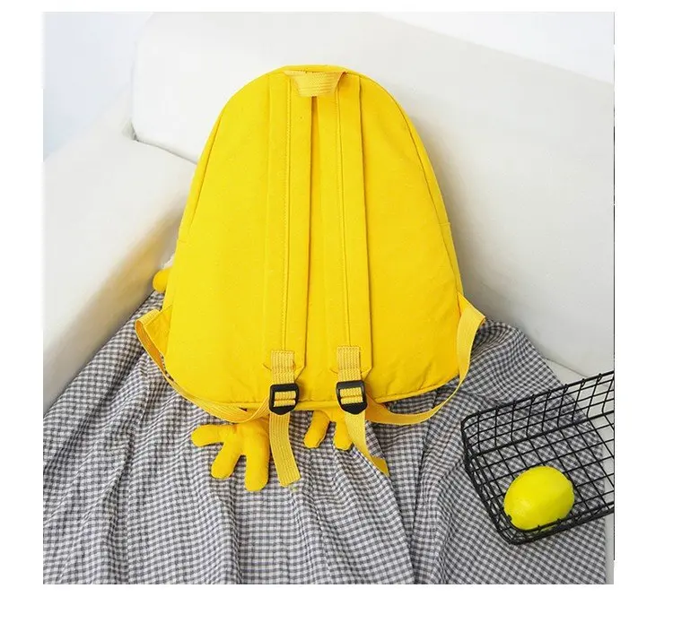 Милый рюкзак школьная сумка для школьников Женская забавная универсальная через