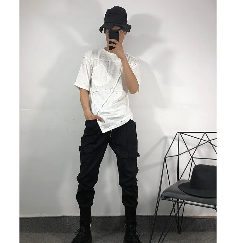 Owen seak Мужская футболка высокая улица одежда топы футболки летние мужские большие