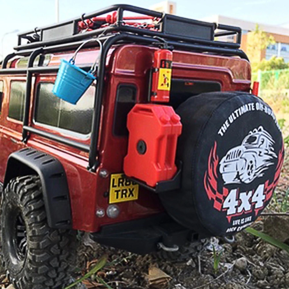 Чехол из ПУ кожи для радиоуправляемого автомобиля чехол запасной шины 1/10 RC Crawler