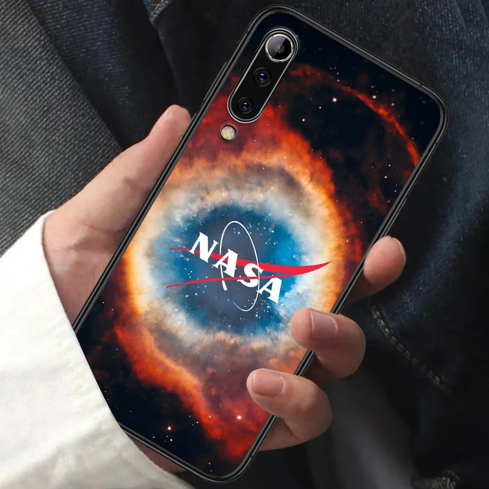 

Space Nasas Phone Case For XIAOMI MI Note 8 9 T 10 Pro Lite SE A2 A3 POCO X M MAX 2 3 black Cell Tpu Back Pretty Shell Luxury