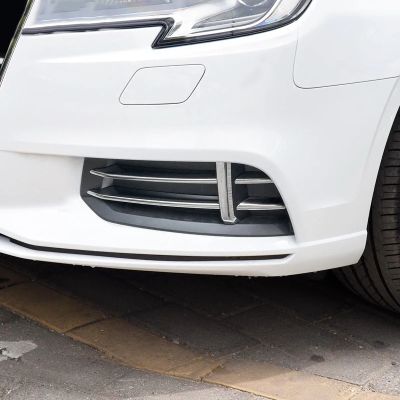 Передняя противотуманная фара из нержавеющей стали декоративная крышка