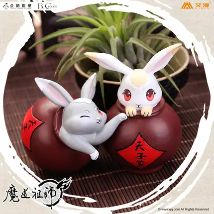 

Грандмастер демоническим выращивания MDZS значок с кроликом шапочки, брошь с застежкой, на пуговицах сувенир кулон подарок 6532