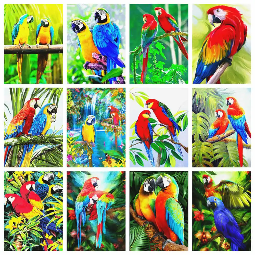 

AZQSD алмазная вышивка полная выкладка птица Алмазная мозаика животные алмазные картины декор для дома