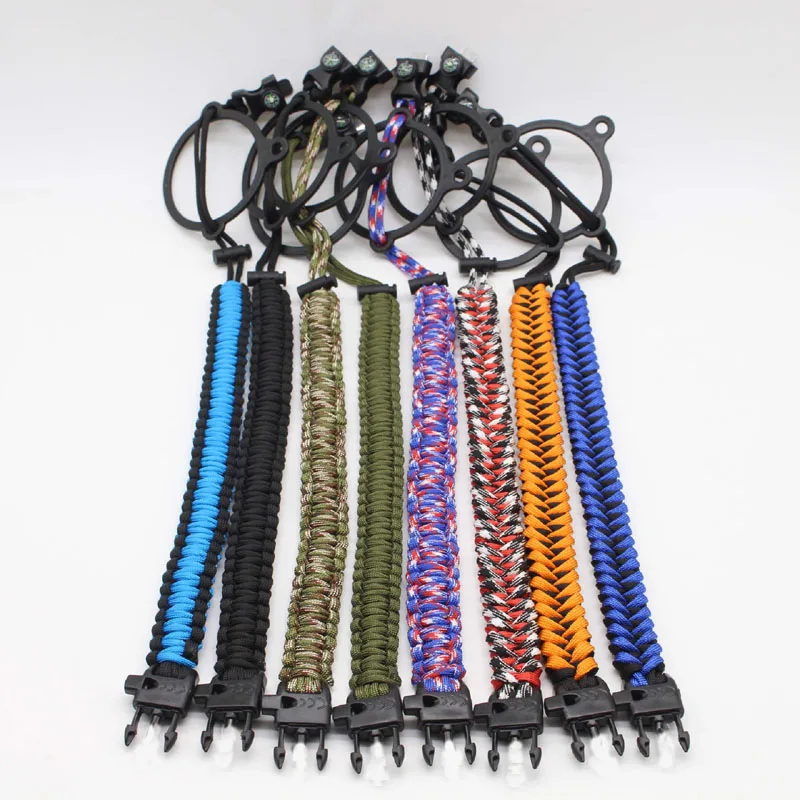 Paracord Woven Thermos Cup Carrying Rope Cups Handle Multi-Function Release Buckle Survival Chain Bracelet | Спорт и развлечения