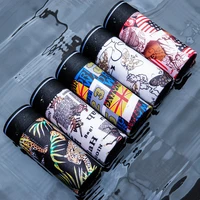 kejiang man underwear ice silk boxers briefs printed panties fashion underpants calzoncillos homme designer sexy boxers shorts