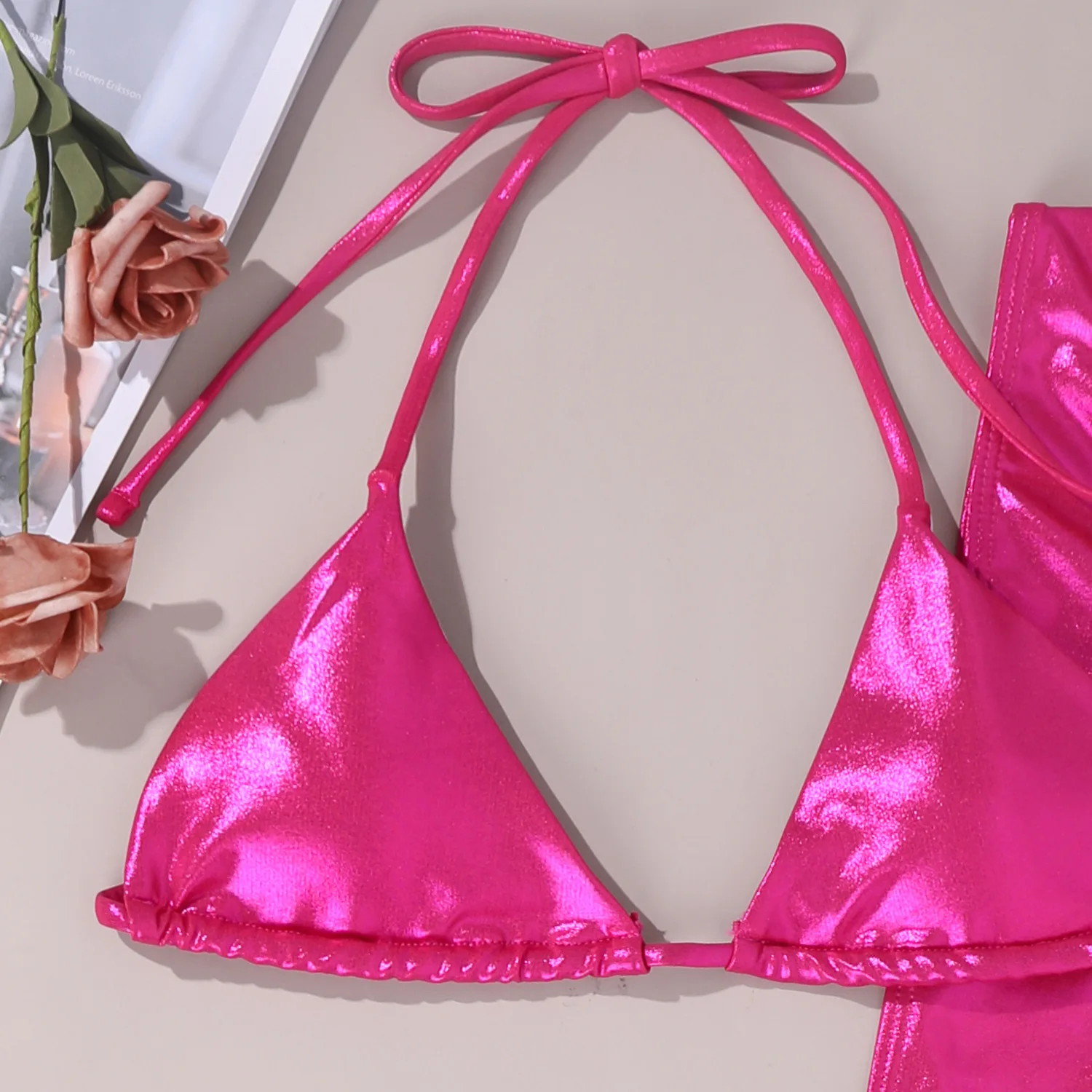 

Bikini 2021 Two Piece Swimsuit Women's Swimwear Cut Out Bathing Suit Summer Push Up Bodysuit Monokini Brazilian Bikini Beachwear