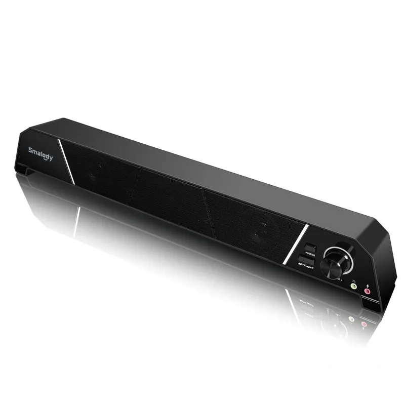 Черный Computer Speaker Home Theater High Power Sound Blaster USB Audio Dual Speaker Subwoofer Multimedia Speaker HIFI Power Speaker - Цвет: Черный