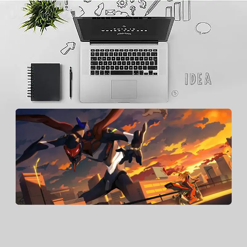 

EVA evangelion Asuka Langley Sory Large Mouse pad PC Computer mat Desk Table Protect Game Office Work Mouse padLaptop Cushion