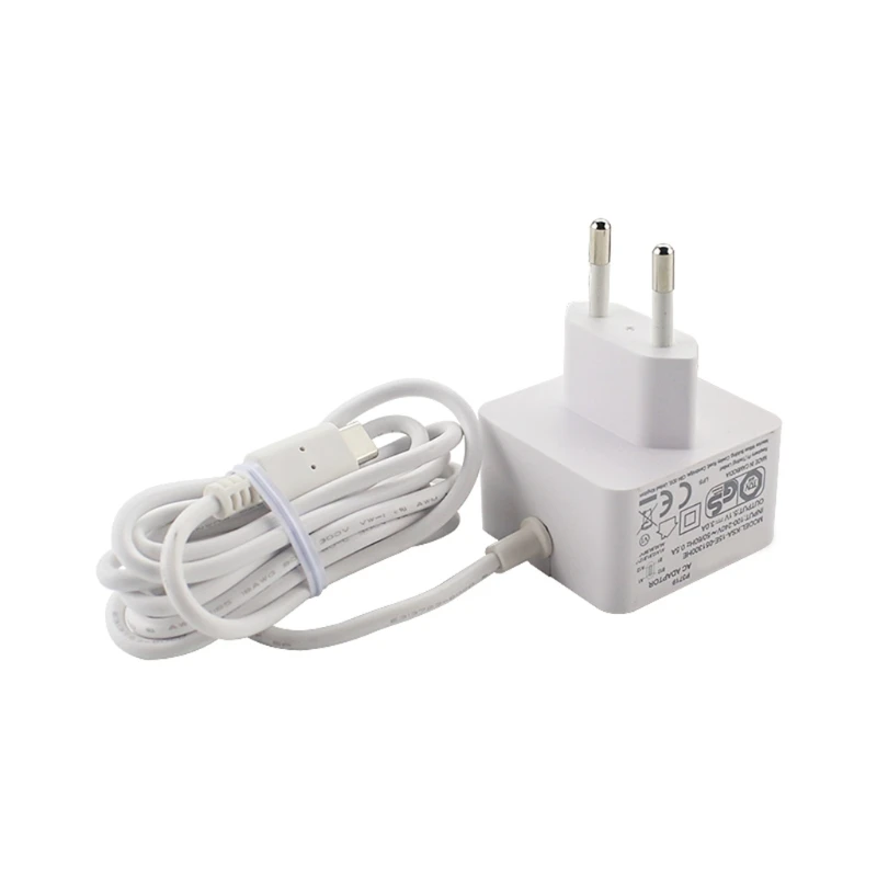 

Universal 5V 3A Charger for Raspberry Pi 4 2 Typ-C Power Supply Adapter Fast Micro USB Rapid Cord Adapter White T5UA