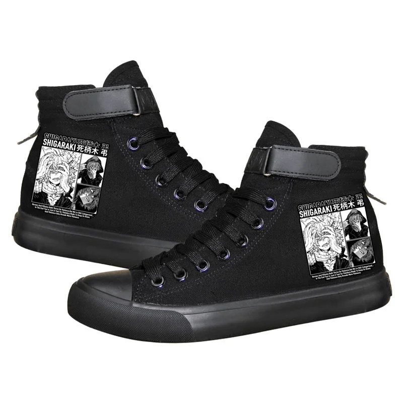 

My Hero Academia Shoto Print High-Top Canvas Shoes Anime Cosplay Casual Breathable Leisure Unisex Sport Sneakers Vulcanize 2021