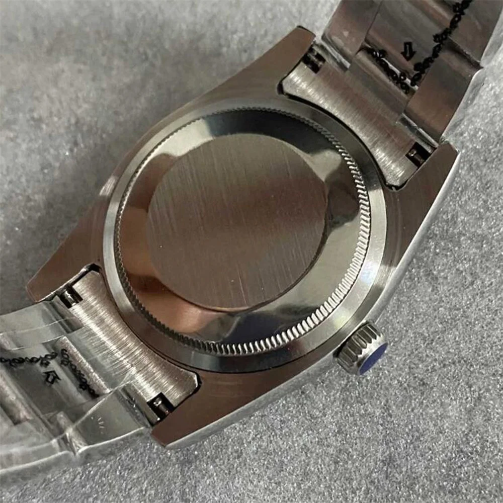 36MM Sapphire Glass Stainless Steel Watch Case 20MM Strap for NH35/NH36/4R Movement Accessories