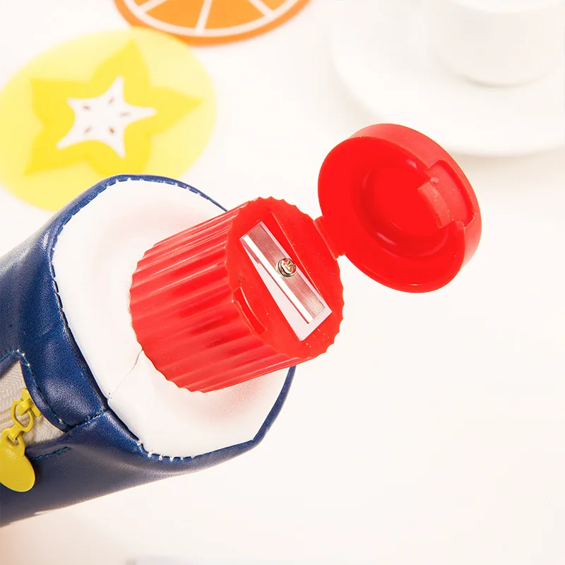 Креативный чехол карандаш в форме зубной пасты для школы милые животные фрукты