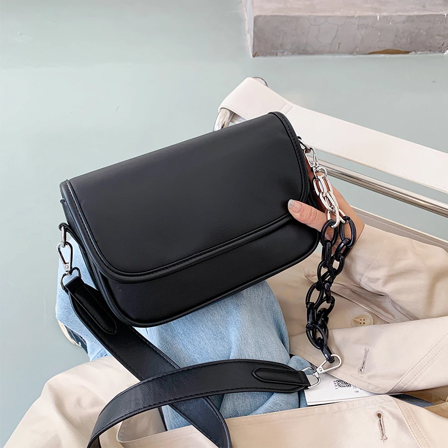 

Mode Schoudertas Pu Leer Vrouwen Tas Nieuwe Luxe Design Crossbody Tassen Voor Vrouwen Chain Tote Bag Effen Kleur handtassen