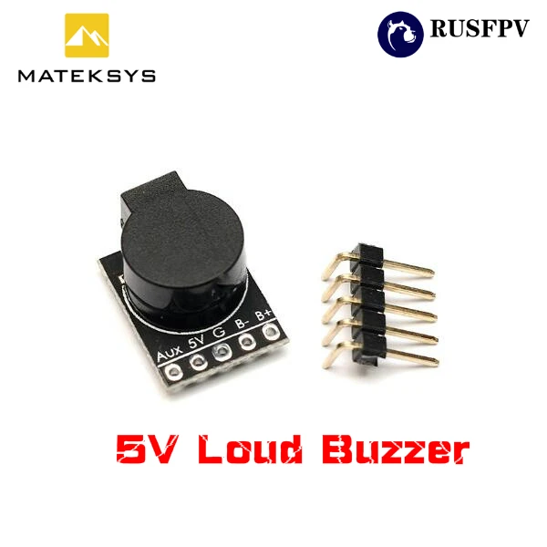 1PC Matek потерянная модель бипер игровые джойстики 5V Громкий звонок встроенным микропроцессором для многовинтового небольшой гоночный Дрон с видом от первого лица Квадрокоптер самолет - Цвет: 1PC