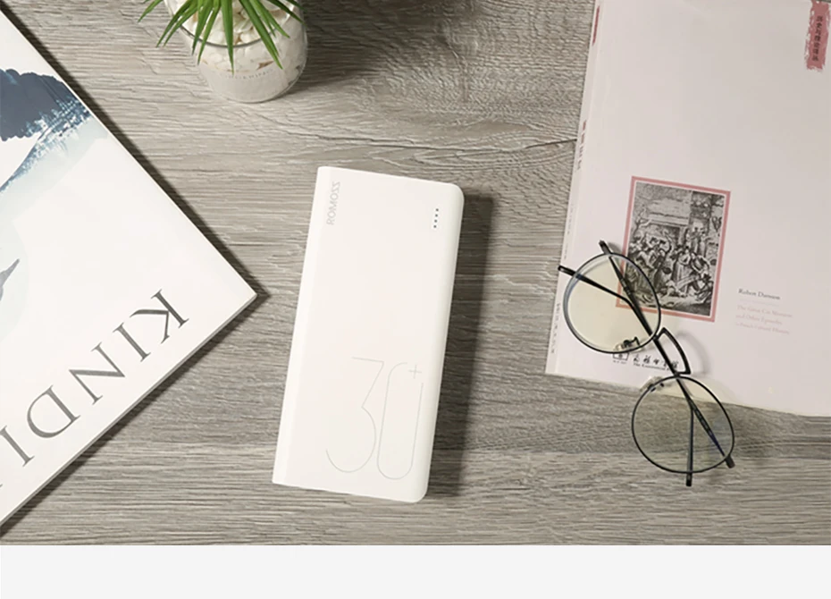 30000mAh ROMOSS Sense 8+ power Bank портативный внешний аккумулятор с QC двусторонней быстрой зарядкой портативный внешний аккумулятор зарядное устройство для телефона