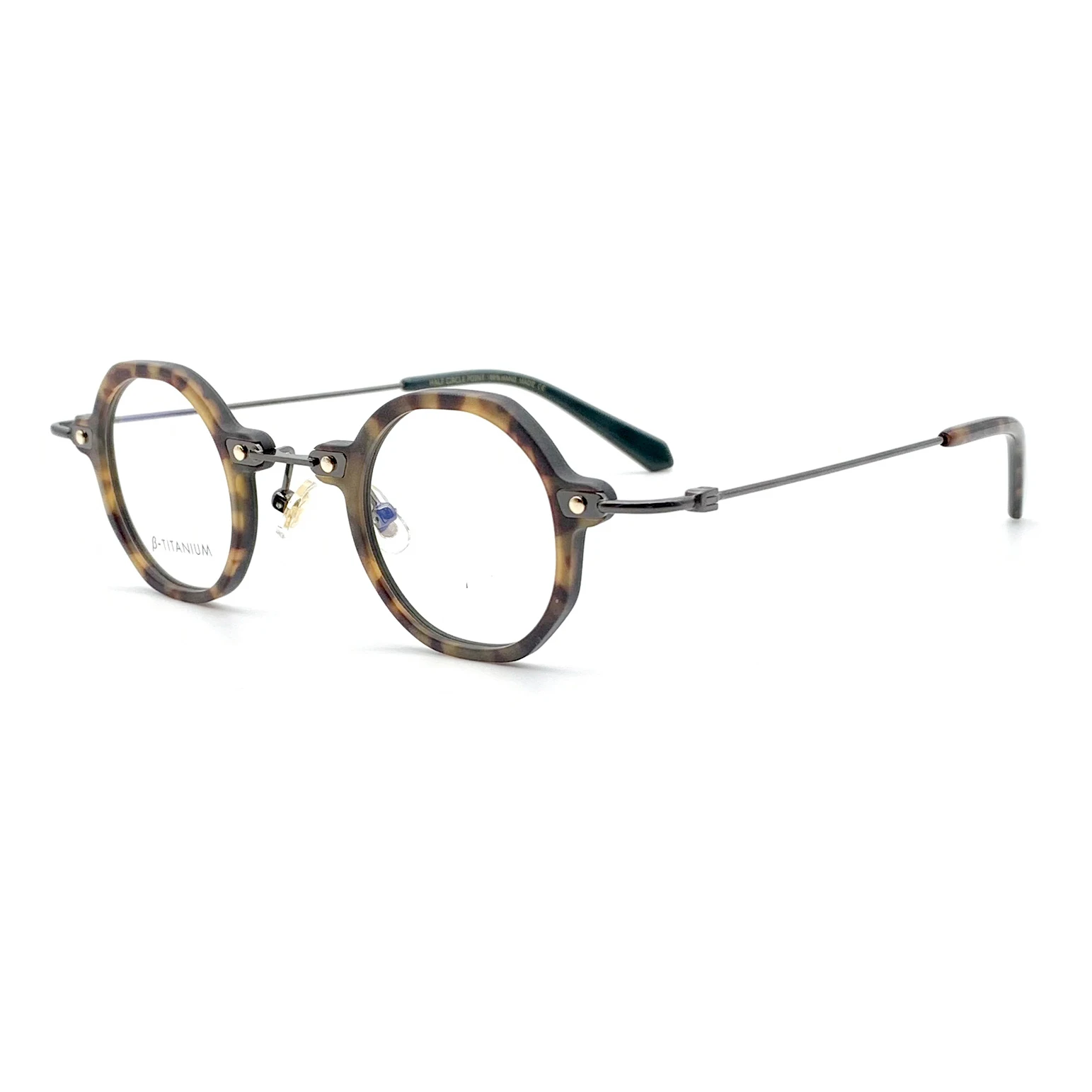 

2021 Newest B Titanium and Handmade Acetate Square Reading Glasses Man Unisex Woman Optical Frames Myopia Lens can do it HP519