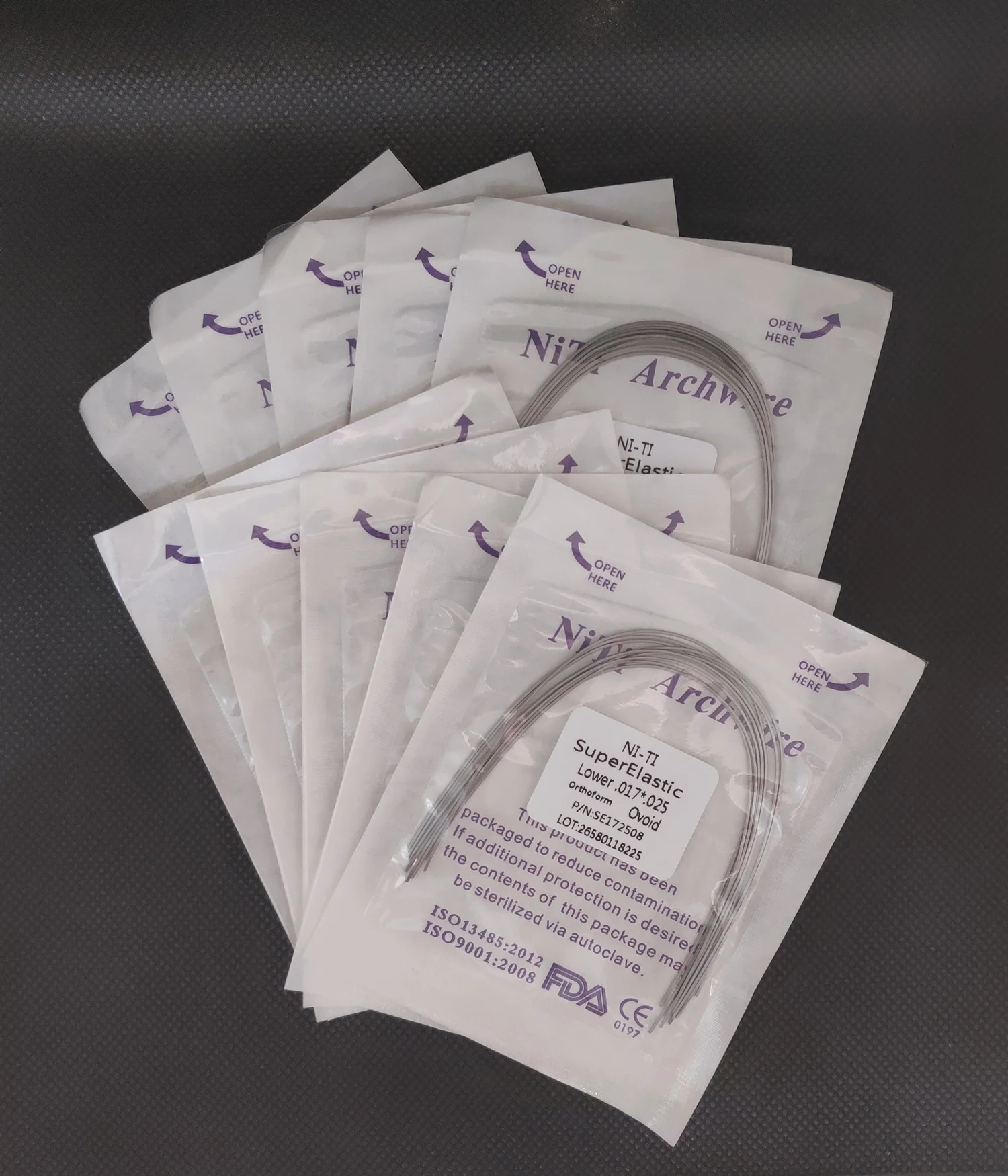

20 Packs 200 Pcs Super Elastic Niti Rectangular Arch Wire Ovoid Form Dental Orthodontics
