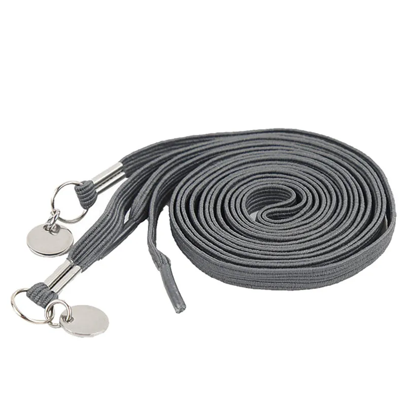 1 пара креативных лент на пуговицах креативные Ленточные шнурки эластичные