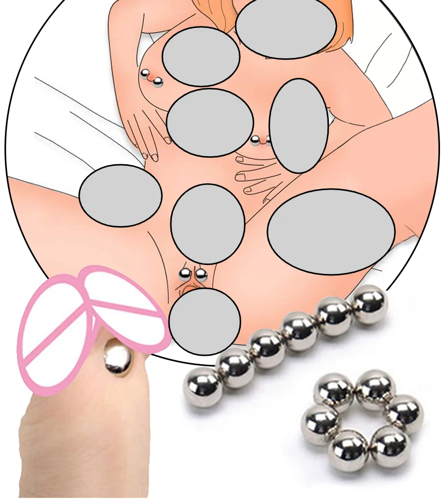 

Adult Games Sex Toys For Men Women Couples Ultra Powerful Magnetic Orbs Nipple Clamps Orbs Vagina Clitoris Female BDSM Bondage