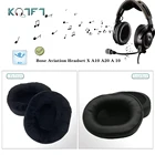 Сменные амбушюры KQTFT из бархатной кожи для авиационной гарнитуры Bose X A10 A20 A 10, 1 пара