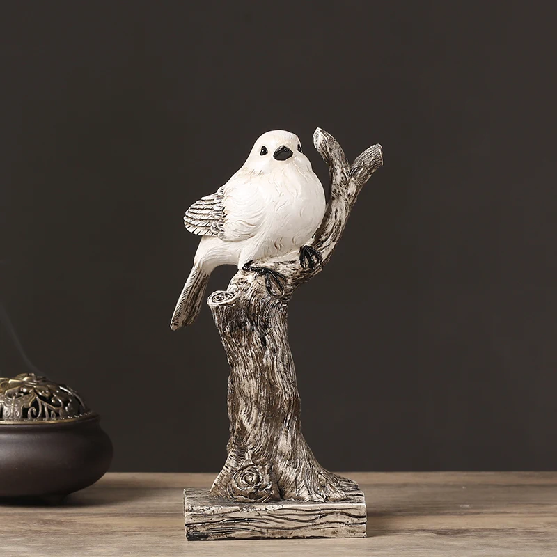 Современные креативные украшения в американском стиле с птицами из смолы