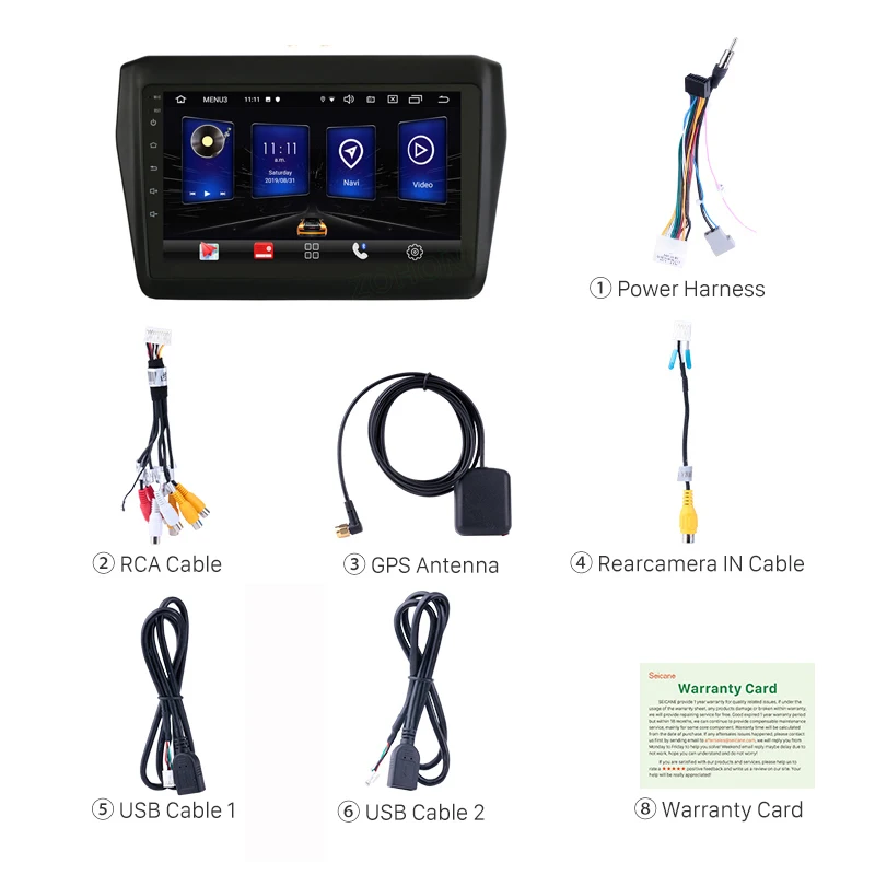 2 Din Android 9,1 Автомобильный dvd стерео 2din gps Navi автомобиль радио мультимедиа аудио видео плеер для Suzuki Swift 2G+ 32G BT WI-FI