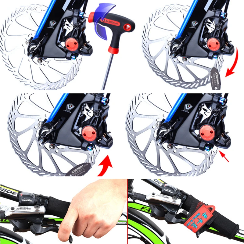 Дисковые Тормозные колодки MTB инструмент для регулировки яркости помощник по